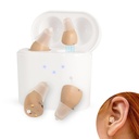 BEVI Hearing Aids for Adults Seniors with Charging Case, OTC Hearing Aids ricaricabile per gli anziani adulti ricaricabile con rumore cancellante, acustico invisibile, 1 coppia