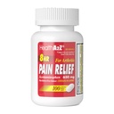 HealthA2Z® Pain Relief Extended Release | Acetaminophen 650mg | 8 ore | Dolore Arthiritis | Dolore di dolore - Riduttore di febbre | Non contiene aspirina (100 Conteggio)