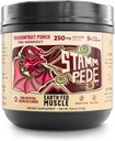 Earth Fed Muscle Stammpede Pre Workout – Dragon Fruit Punch, Energia pulita, Focus, Supporto muscolare, Nessun filler o aromi artificiali, 30 Serve