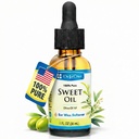 De La Cruz Ear Wax Remover and Earwax Softener, 100% puro olio dolce per orecchie, olio d'orecchio delicato e naturale - 1 Fl OZ