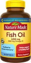 Olio di pesce 1200mg, 100 Softgels, olio di pesce Omega 3 supplemento per la salute del cuore