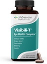 LifeSeasons Visibili-T con Bone Densi-T - Eye Health & Vision Support Supplement - Lutein, Chromium, Carrot Root, Bilberry, Ginkgo Biloba, Grape Seed Extract, Lycopene, Vitamina A& more - 120 Capsule