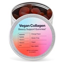 Vegan Beauty Support Gummies Collagen Booster con Biotin, Vitamina C, A, E, Acido Folico e Altro - 60 Gummies - Plastic-Free Tin - Realizzati con ingredienti naturali