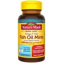 Natura Made Extra Forza Burp Meno Pesce Olio Omega 3 Integratori 1400 mg Minis, Omega 3 Fish Oil come Esters Ethyl per il cuore sano cervello occhi Supporto, 60 Softgels, 30 giorni di alimentazione