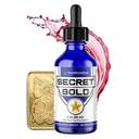 Gocce liquide in oro colloidale FWS, Ascension Meditation Spiritual Aid Brain Boost, Enhance Awareness Clarity Dreams Intuition, Made da 99,99% Pure Swiss Gold, 100 ppm, Ruby Red, Real 24K