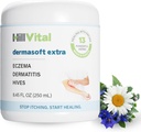 Crema di eczema di HillVital per i bambini - idratante idratante per gli adulti, sollievo di eczema del bambino di erbe, trattamento di inondazioni di sollievo di Itch, lozione di anti Itch e dermatite seborroica Balm 8.5 fl oz