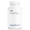Supersmart - NAG Supplemento 1500mg al giorno (N-Acetyl Glucosamine) - Alto assorbimento Glucosamina Solfato | Non-GMO & Gluten Free - 90 capsule vegetariane