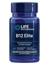 Estensione di vita B12 Elite, adenosylcobalamin, metilcobalamin, due forme attive per la produzione di cervello salute e dopamina, non OGM, senza glutine, vegetariano, 60 lozenges