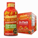 Vitamin Energy Focus+ Extra Strength Energy Shot Tropical Infusion 24 Pack, 260mg Natural Caffeine, B-Vitamins, CoQ10, Aminoacidi, Focus, Produttività & Clarity, Zero Sugar, Gluten-Free, 1.93 fl oz
