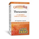 Fattori naturali CurcuminRich Theracurmin - Supplemento di supporto antiossidante con curcumina - Integratore alimentare Aids Muscle & - 60 capsule vegetariane (60 Serve)