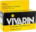 Vivarin Caffeina Alertness Aid, Tablets 40 ea (Pack of 2)