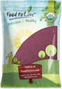 Cibo per vivere la polvere di succo di sambuco nero organico, 8 sterline – Non OGM, fatto da bacche secche crude, non solforate, Vegan, Bulk, Grande per cuocere, Smoothies, Yogurts, No Sulphites, Contiene Maltodextrin