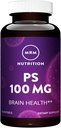MRM Nutrition PS 100mg | Phosphatidylserine | Brain Health | Memory + Learning | Gluten-Free | 60 Serve