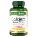 Carbonato di calcio della natura & vitamina D, Supporta la salute immunitaria & Bone Salute, 600mg Calcio & 800IU Vitamina D3, 250 compresse