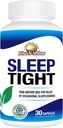 Rise-N-Shine Sleep Tight Supplemento con 5 HTP, Magnesio, GABA e L-teanina - per le donne e gli uomini - 30 giorni di alimentazione (30 capsule)
