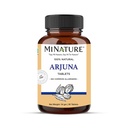 Arjuna Tablets by mi Nature -90 Tablets, 1000mg | 45 Day Supply | 100% Natural Arjuna Tablet | Arjun bark | Saraca Indica | dall'India