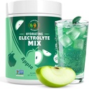 Polvere di elettrolita – Zero Sugar Crisp Mela Hydration Mix | 90 Servings | Keto, Vegan, Gluten-Free | Elettroliti naturali per il recupero del muscolo, Energy & Cramp Support | per le donne, corridori, atleti