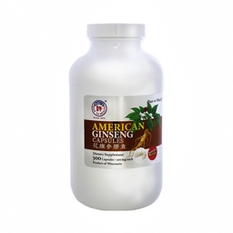 Hsu's SKU 1005 American Ginseng Capsules– Premium Wisconsin-Grown Ginseng Root Powder Supplement| 日本語 | Non-GMO, Vegan, Gluten-Free, Energy & Wellness Support- 500ct