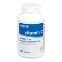 MAJOR Vitamina C-500 mg acido ascorbico - Nuova formula - Vitamina C Tablets - Supplemento dietetico - 300 Conte (1 Confezione)