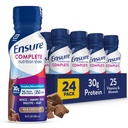 Assicurare COMPLETE Latte Cioccolato Nutrizione Shake, Sostituzione completa e bilanciata dei pasti, Pronta per bere, 30g Protein, 25 Vitamine & Minerali, 10 fl oz—24 Pack