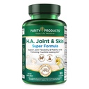 Prodotti di purezza H.A. Joint and Skin Super Formula Biocell Collagen w/Hyaluronic Acid Supporta la flessibilità articolare sana, fluido sinovial sano e lubrificante - 5-Loxin - 90 capsule (1)