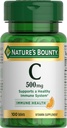La vitamina C di Bounty della natura Tablets, supplemento di vitamina, supporta un sistema immunitario sano, 500mg, 100 Count