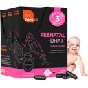Vitamina Prenatale Zahler con DHA & Folate - Integratori DHA e Multivitamina Prenatale per Madre e Bambino - Vitamine Prenatali DHA Prenatali Kosher con Iron, Pre Natal Softgels (180 Conte (Pacchetto di 1))