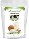 Z Natural Foods Vanilla Cream Whey Protein Isolate, Nutrizione-Rich, Polvere proteica saporita per la salute del cuore e l'immunità, Grande in tè, Caffè, Smoothie, Non-GMO, Gluten-Free, Kosher, 5 lbs