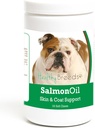 Allevamenti sani Bulldog Salmon olio Soft Chews 120 conte