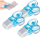 Portatile Pill Taker, strumento di popper portatile dell'estrattore dell'upgrade Pill, Pill Popper per i pacchetti di Blister, portatile di viaggio Tablet Dispenser Pills Extractor Tool Household Gadgets (3pcs)