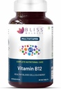 Vitamina B12 100% RDA, Cynocobalamine, Boost Energy Levels Healthy Nervous System Function Supplemento per gli uomini e le donne - 60 compresse vegetariane
