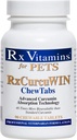Rx Vitamins CurcuWIN Curcuin per gli animali domestici - Cat Supporto immunitario - Dog Digestive Support - 90 ct