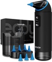 Auracle Ear Wax rimozione - Eddy Ear Cleaner, Ear Cleaning Kit con 4 modalità di pressione dell'acqua, Sicuro ed Efficace Ear Wax Cleaner w/ 8 Suggerimenti di irrigazione, Irrigatore di orecchio elettrico, 55dB Quite, Doccia IP65