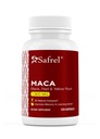 Safrel Organic Maca Root Nero, Rosso, Giallo 1900 MG per Serving - 120 Vegan Capsule Peruvian Maca Root Gelatinized 100% Pure Non-OGM Supporta la salute riproduttiva Energizer naturale