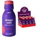 Più Labs Dream Well, 5MG Melatonin Holistic Sleep Drink Solution, Non-Habit Forming con 5HTP, Lemon Balm, Jujube Seed, Glycine (Pack of 12)