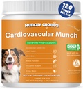 Cardiovascolare per cani - Supporto cardiaco avanzato con AlaskOmega, CoQ10 & Taurine - Promuove la Circolazione sana & Energy Boost (pollo)