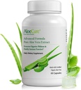 AloeCure Organic Aloe Vera Capsule, 130.000mg Aloe Leaf Equivelant per Serving, Support Gut Health & Digestive Comfort, Stomach Acid Buffer, Natural Immune Supplement, Aloin Free, 60 Capsule
