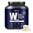 Biochem 100% Whey Isolate Protein Powder - Grass Fed, Low Carb, Keto-Friendly, Non OGM, Gluten-Free - Supporta la salute immunitaria e il recupero muscolare 20g Proteine vegetariane per porzione - Natural Flavor,1.5lb