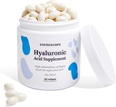 CorneaCare ad alto assorbimento Acido ialuronico | Integratori di acido ialuronico | Compresse di idratazione | Supplemento antiinvecchiamento | Vitamine di occhio | Integratori di occhio | 120 Softgels
