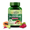 Himalayan Organics Organics Organics Collagen Builder Organico per capelli e pelle con Biotin & Vitamina C (60 capsule)