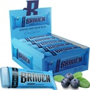 Braven Bar Blueberry Energy Bar (1.59 oz, Confezione da 20) – Cuciture energetiche con 5g Protein – Spuntini per l'energia on-the-Go per la corsa, l'escursionismo e lo sport - Gluten Snack gratuiti per il potenziamento dell'energia sostenibile