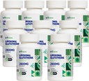 2800 MG Liposomal Glutathione Softgels, Max Absorption, Active Form L Glutathione reduttasi, potente antiossidante, invecchiamento della salute, 60 Softgels