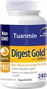 Digest Gold + ATPro Enzyme Supplement - Formula di massima resistenza per la salute digestiva - Supporta la digestione di grandi pasti, aiuta a ridurre Bloating & Gas, 240 capsule