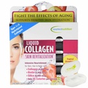 Liquid Collagen Skin Rivitalizzazione Integratori Dietetici 10 Tubi Liquidi con Caso Pillola
