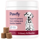 Pawfy Dog UTI Supplemento | Cranberry & D-Mannose per la salute del tratto urinario e della vescica | Ideale per cani anziani | Controllo delle infezioni del tratto urinario | Vitamine e supplementi del cane - 30 Chews