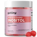 Myo-Inositol & D-Chiro Inositol Gummies, Vitamina B6 B12 & Folate per le donne, Vegan, Sugar Free, Fragola Flavor, 60 Conte