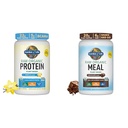 Giardino della vita Organico Vegan Vanilla Protein Polvere 22g & enzimi digestivi per una facile digestione – Non-GMO & Raw Organic Meal Sostituzione Shakes - Cioccolato vegetale Vegan Protein Powder