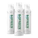 Biofreeze Professional Pain Relief Spray per Ginocchiera, Neck, Hip, Joint, Spalla, & Simple Backache, Artrite Pain Reliever, Sore Muscle Relief, Incolore Menthol Spray 4 Fl Oz (Pack of 3)