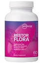 Microbiome Labs Restorflora Probiotics for Digestive Health - Gut Health Supplements with Dual Action Probiotics for Women, Men & Kids 5+ - Support Bowel Regolarità & Immune Funzione (60 Capsule)