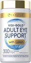 Carlyle Adult Eye Support | 300 capsule | con Lutein e Zeaxanthin | Non OGM e Gluten Supplemento gratuito